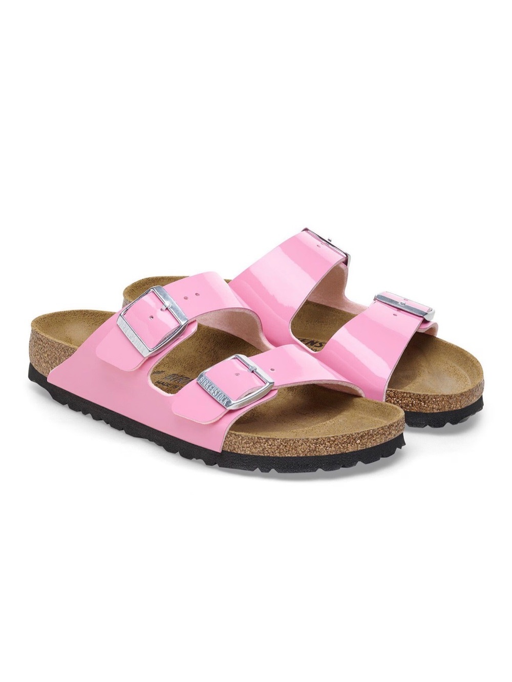 Birkenstock Kids' Birko-Flor Patent - Candy Pink - Size 28